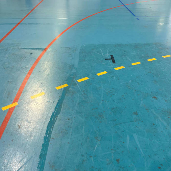 sol de salle de handball