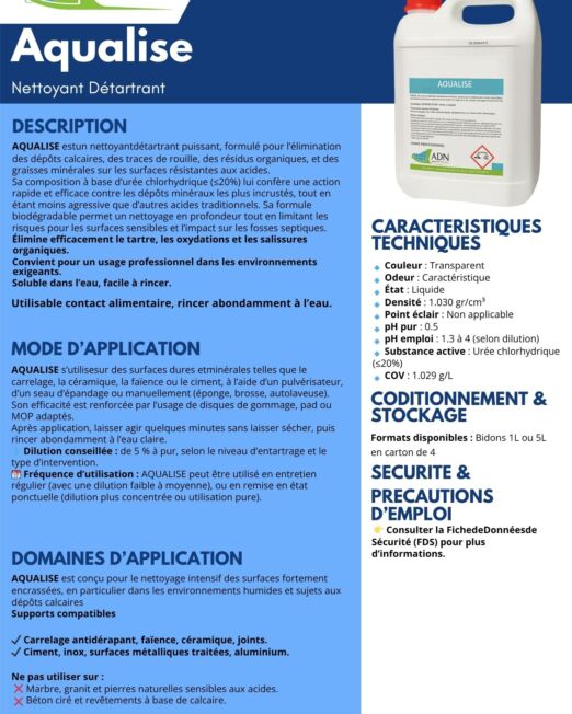 fiche technique aqualise